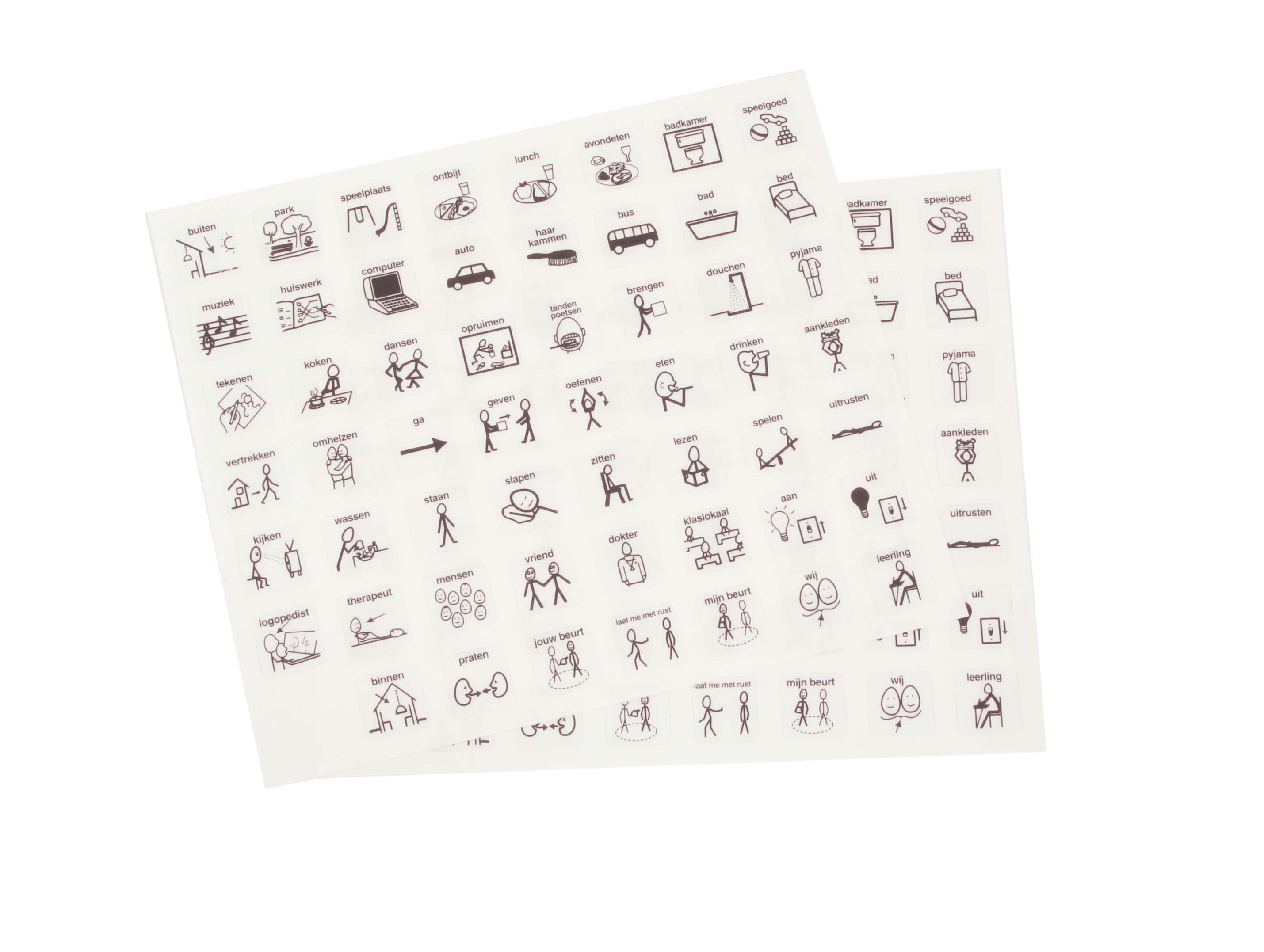 JAC5014 JAC5017 Stickers Dutch text